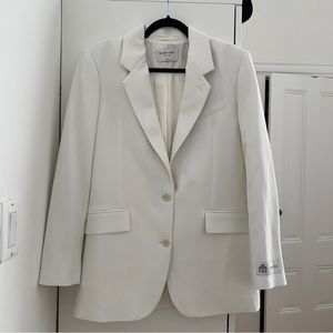 Babaton Atelier New Agency White Blazer